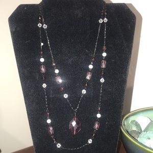 NWT “Love Me Tender” 2-Tier Statement Piece Necklace